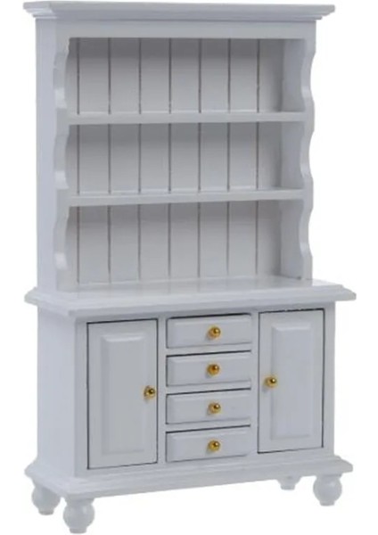 No.1 Tarzı 1 Adet Dıy Minyatür Dolap Asılı Tv Kitap Kek Komodin Dolap Raf Ayakları Dolap Modeli Dollhouse Mobilya Oyuncaklar (Yurt Dışından)