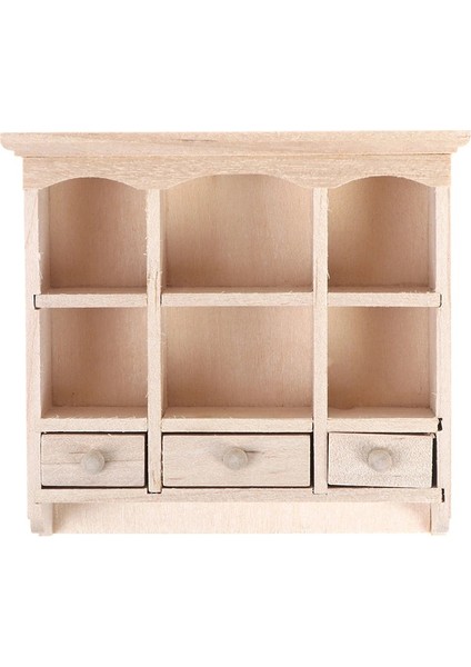 No.1 Tarzı 1 Adet Dıy Minyatür Dolap Asılı Tv Kitap Kek Komodin Dolap Raf Ayakları Dolap Modeli Dollhouse Mobilya Oyuncaklar (Yurt Dışından)