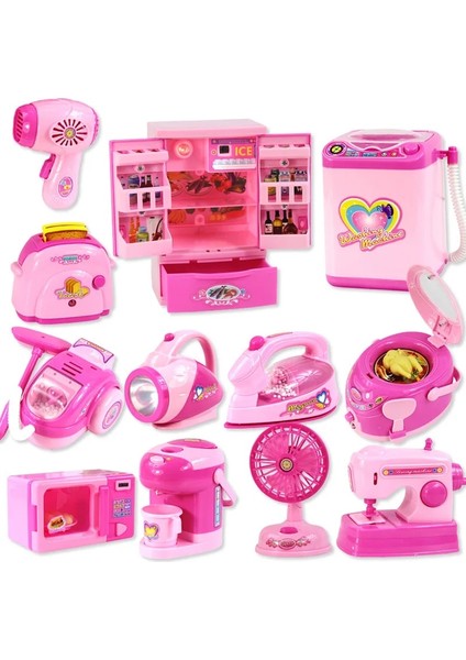 Dikiş Makinesi Pembe Tarzı Mze Ev Aletleri Mutfak Oyuncaklar Çocuklar Oyna Pretend Mutfak Aksesuarları Tost Makinesi Ocak Oyuncaklar Kızlar Için (Yurt Dışından) modelleri