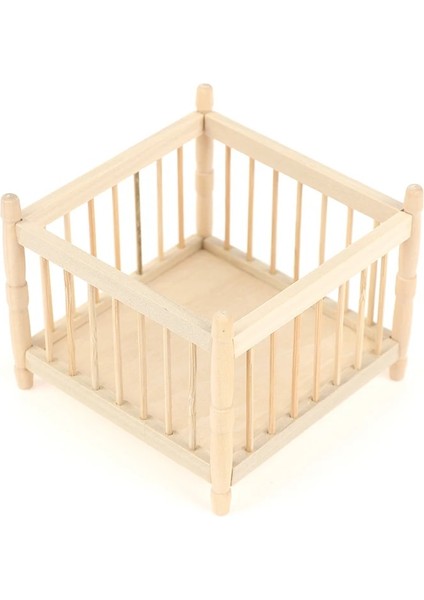 8.8x8.8x7.1cm Stili 1 Adet 1:12 Evcilik Minyatür Ahşap Bebek Yatağı Bebekler Mobilya Aksesuarları Oyuncaklar (Yurt Dışından)