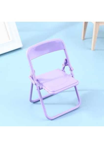 Pp Tarzı 1 Adet Mair 1:12 Evcilik Minyatür Sandalye Plastik Koltuk Katlanır Sandalye Simülasyon Mobilya Bebek Evi Dekor Aksesuarları (Yurt Dışından)