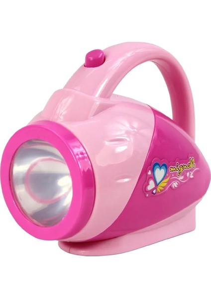 El Feneri Pembe Tarzı Ev Aletleri Oyna Pretend Mutfak Çocuk Oyuncakları Kahve Makinesi Tost Makinesi Blender Elektrikli Süpürge Ocak Oyuncakları Çocuk Oyuncakları (Yurt Dışından)