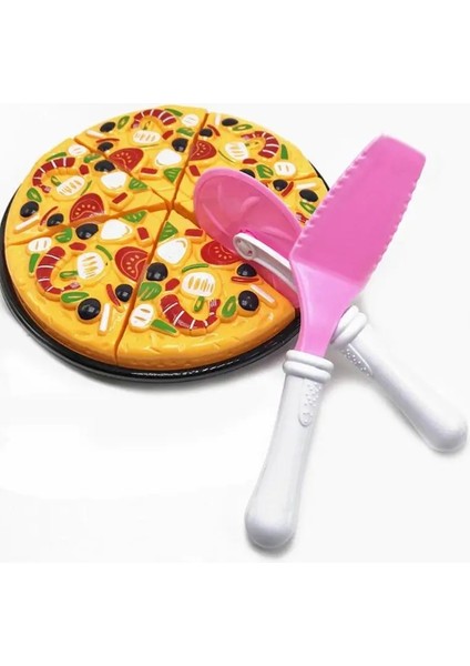Renkli Stil 9 Adet Çocuklar Pizza Dilimleri Topingler Akşam Yemeği Mutfak Oyna Pretend Dıy Oyna Pretend Meyve Kesme Doğum Günü Pastası Mutfak Gıda Oyuncaklar Setleri (Yurt Dışından)