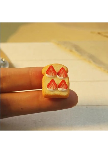 Şekerli Tost Tarzı Ale Minyatür Meyve Tost Mini Blyth Barbies Için Ekmek OB11 Bjd Dollhouse Pretend Gıda Mutfak Oyun Oyuncaklar Aksesuarları (Yurt Dışından)