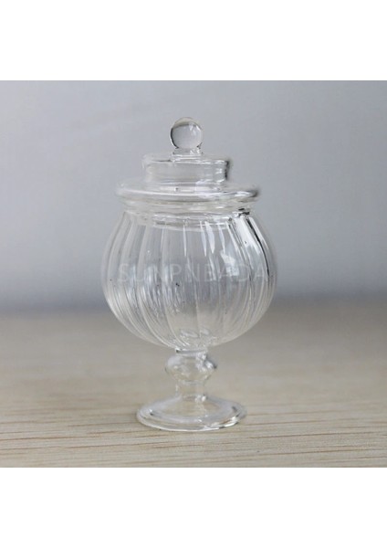 Gümüş Tarzı Ale Minyatür Dollhouse Cam Kavanoz Mini Ayı Şeker Blyth Barbies Için Bebek Maması Oyna Pretend Mutfak Oyuncak Aksesuarları (Yurt Dışından)