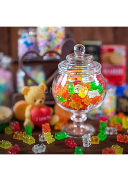 Gümüş Tarzı Ale Minyatür Dollhouse Cam Kavanoz Mini Ayı Şeker Blyth Barbies Için Bebek Maması Oyna Pretend Mutfak Oyuncak Aksesuarları (Yurt Dışından) fiyatları