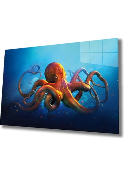 Sualtı Cam Tablo Marine Life