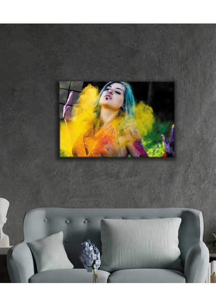 Kadınlar Cam Tablo Women Colourful fiyatları