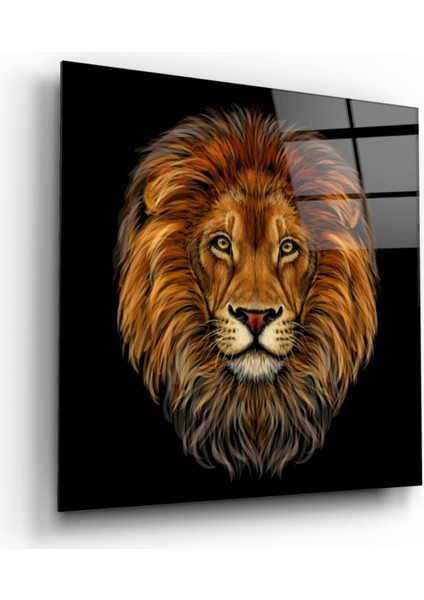 Aslan Cam Tablo