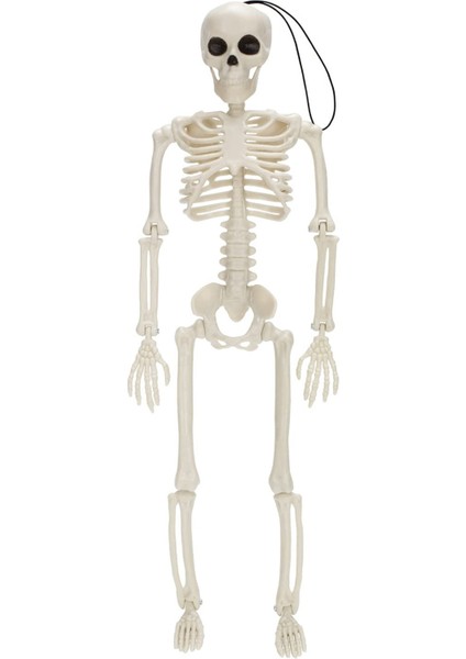 40 cm Pozlanabilir Tam Insan Iskeleti Prop Cadılar Bayramı Partisi Dekorasyon Perili Ev Sahne Mezarlık Dekor 1 Adet A (Yurt Dışından)