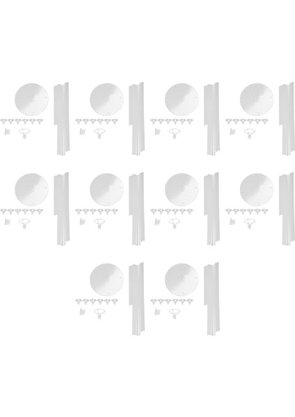 Parti ve Düğün Süslemeleri Kutlamaları Için Balon Standı Tutucular Kiti 10 Takım Balon Standı Tutucular Kiti (Yurt Dışından) fiyatları