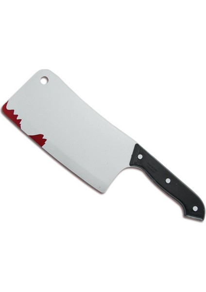 Kanlı Cleaver, Sahte Bıçaklar Gerçekçi Mutfak Cleaver Prop Cadılar Bayramı Prank Oyuncaklar Sahne Sahne Için (Yurt Dışından)