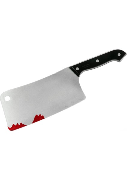 Kanlı Cleaver, Sahte Bıçaklar Gerçekçi Mutfak Cleaver Prop Cadılar Bayramı Prank Oyuncaklar Sahne Sahne Için (Yurt Dışından)