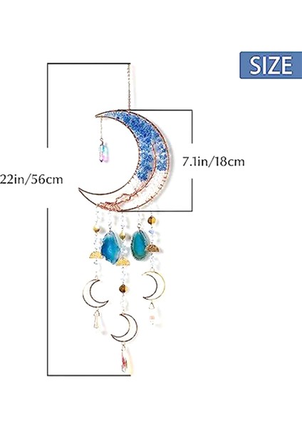 Dream Catcher Of Life Dream Catcher Kristal Taşlı El Yapımı Dreamcatcher Duvar Dekoru (Yurt Dışından)