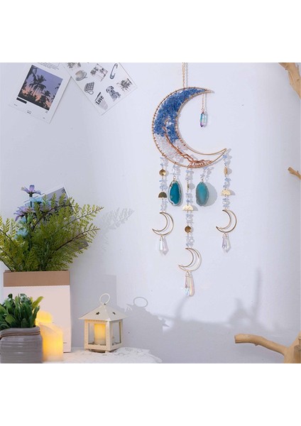 Dream Catcher Of Life Dream Catcher Kristal Taşlı El Yapımı Dreamcatcher Duvar Dekoru (Yurt Dışından)