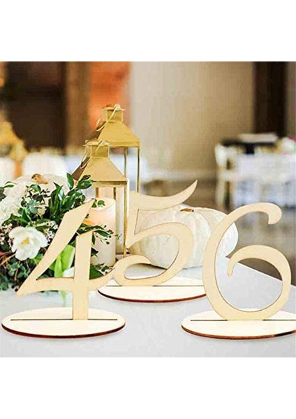 1-20 Ahşap Masa Plaka Tabanı ile Dijital Koltuk Plakası Doğum Günü Düğün Parti Dekorasyon Hediye Dekorasyon (Yurt Dışından) modelleri