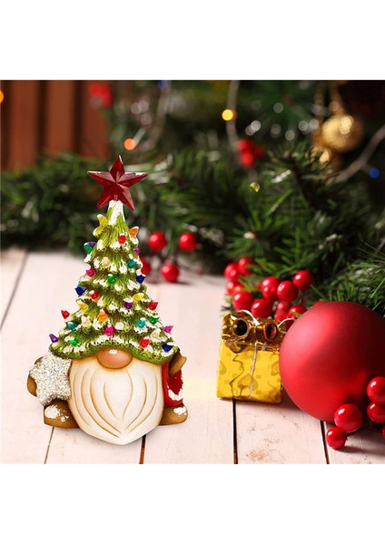 Noel Cüce Figürler Gnome Noel Ağacı Masa Üstü Noel Ağacı Masa Masası Için Noel Süslemeleri Süsleme (Yurt Dışından)