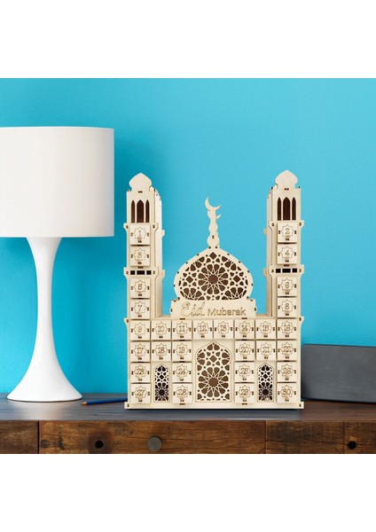 Eid Mubarak Geri Sayım Takvimi Dıy Ahşap Ramazan Dekorasyon Ahşap Küçük Şeker Hediye Çekmece Ev Partisi Dekorasyon Için 1 (Yurt Dışından) modelleri