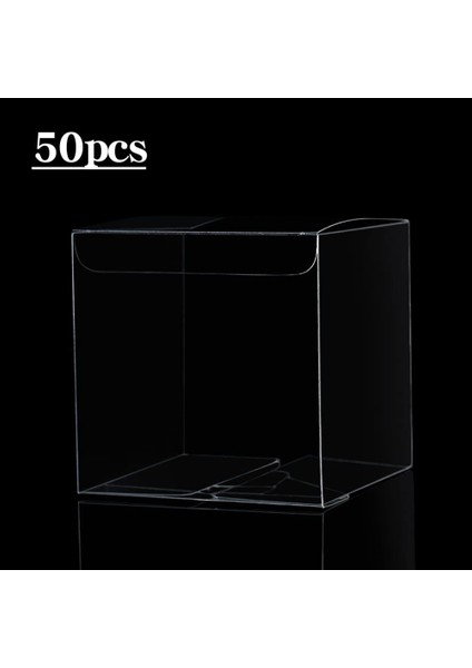 50 Adet Şeffaf Plastik Kutular Hediyeler Için Pvc Ambalaj Kutusu Hediye Paketleme Şeffaf Şeker Kutusu Düğün Hediye Kutuları Parti Iyilik (Yurt Dışından) fiyatları
