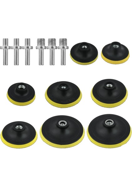 125MM-M14 Stili Power Sanders Aşındırıcı Diskler " Kancalı Plaka Disko Soporte Pad Zımpara Kağıdı Kendinden Yapışkanlı Zımpara Diski Destek Pedi (Yurt Dışından) fiyatları