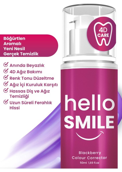 Böğürtlen Aromalı Anında Diş Jeli
