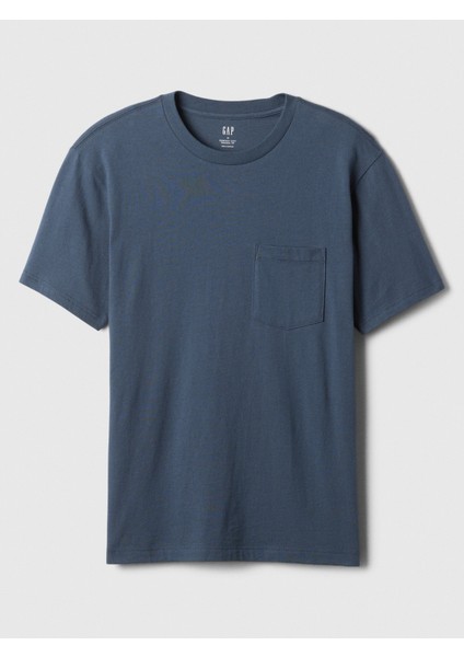 Erkek Koyu Mavi Original Cepli T-Shirt indirimleri