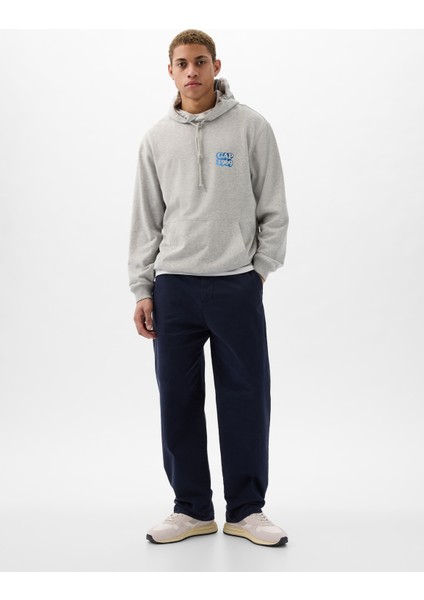 Erkek Gri Gap Logo Sweatshirt