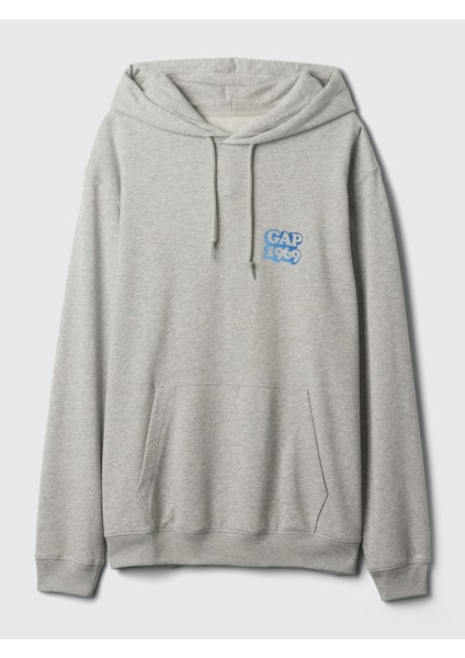 Erkek Gri Gap Logo Sweatshirt