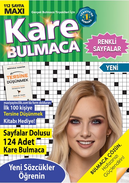 Kare Bulmaca 1. Sayı - 2024