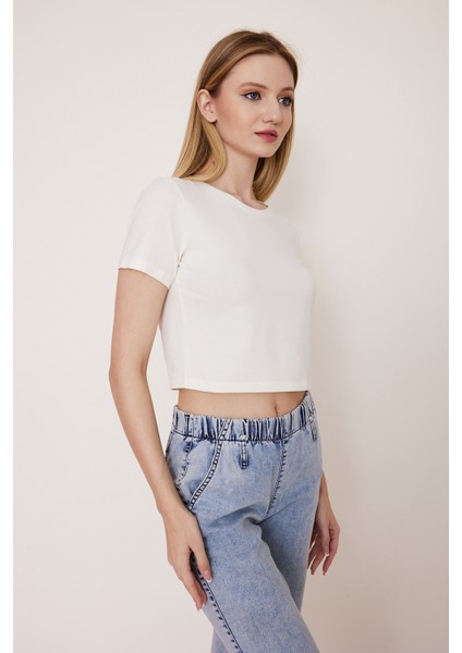 Kadın Crop T-Shirt