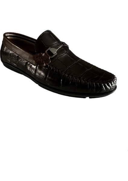 42725 Erkek Günlük Kullanım Deri Ayakkabı Kahverengi fiyatları