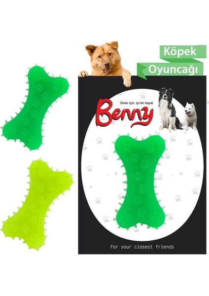 Köpek Oyuncağı Kemik 5.5 x 10 cm Sarı