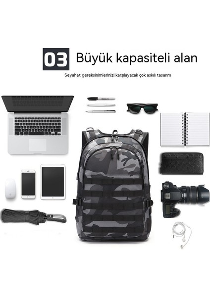 Seviye 3 Çanta Askeri Kamuflaj Sırt Çantası Dağcılık Açık Hava Eğlence Taktik Sırt Çantası Öğrenci Okul Çantası (Yurt Dışından) modelleri