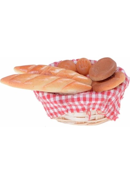 Siyah Stil Et Mutfak Oyuncakları Şerit Ekmek Sepetli Minyatür Modeller Bebek Evi Için Ekmek Oyuncak Oyna Pretend Oyuncak (Yurt Dışından) indirimleri