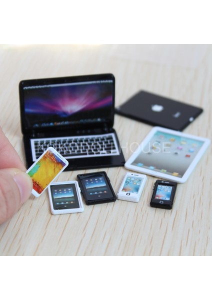Sarı Stil Ale Dollhouse Minyatür Cep Telefonu Tablet Bilgisayar Pullip Barbies Için OB11 Bebek Evi Mobilya Aksesuarları Oyuncak (Yurt Dışından) fiyatları