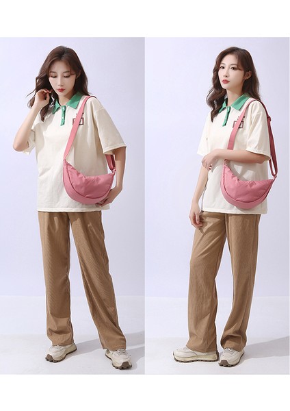 Aynı Stil Soyunma Odası Çanta Crossbody Çanta Hafif Küçük Çanta Naylon Kumaş Sandviç Çantası Omuz Çantası (Yurt Dışından) fiyatları