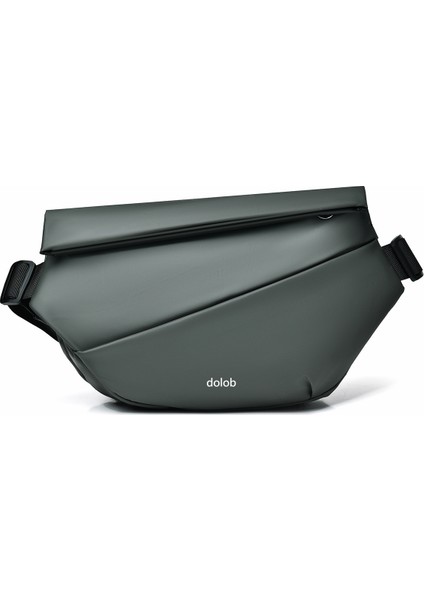 Tek Omuz Moda Erkek Motosiklet Crossbody Çanta 2024 Yeni Çok Fonksiyonlu Göğüs Çantası Manyetik Toka Çok Bölmeli Bel Çantası (Yurt Dışından)