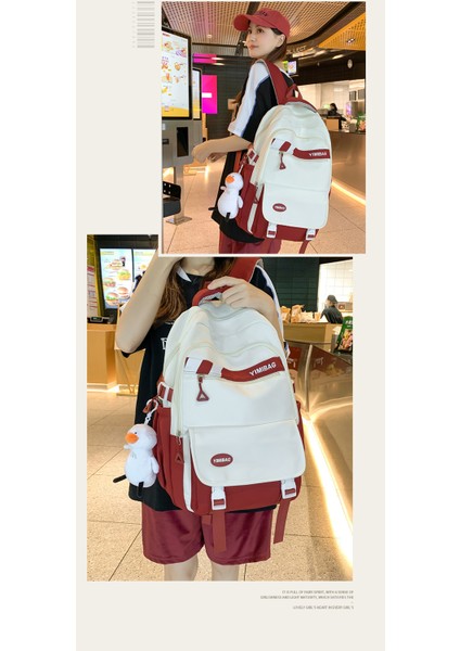 Okul Çantası Kız Ortaokul Lise Öğrencisi Üniversite Öğrencisi Sırt Çantası Gelişmiş Rahat Banliyö Sırt Çantası Kadın Büyük Kapasiteli Hafif (Yurt Dışından) fırsatları