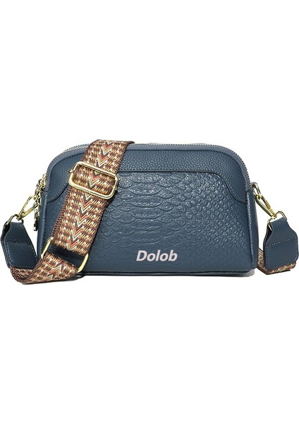 Hakiki Deri 2024 Yeni Moda Avrupa ve Amerikan Retro Birinci Katman Inek Derisi Timsah Deseni Tek Omuz Crossbody Mizaç Kadın Çantası Küçük Kare Çanta (Yurt Dışından)