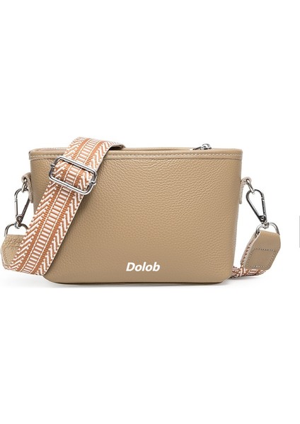 Ilk Katman Inek Derisi Kadın Çantası 2024 Bahar Yeni Stil Moda Çakıllı Deri Tek Omuz Crossbody Küçük Çanta (Yurt Dışından)