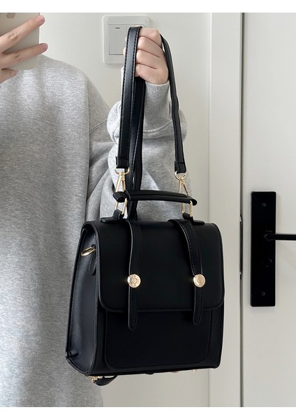 Ingiliz Retro Sırt Çantası Kadın 2024 Yeni Öğrenci Sırt Çantası Çok Fonksiyonlu Okul Çantası Taşınabilir Moda Seyahat Çantası (Yurt Dışından) fiyatları