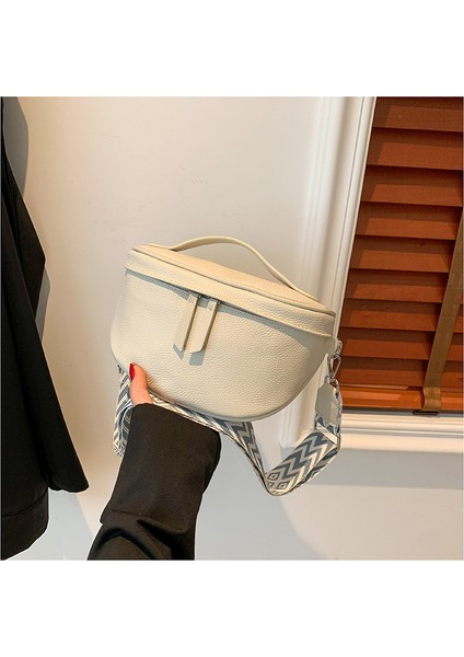 Hakiki Deri Göğüs Çantası, Yeni Stil, Çok Yönlü, Gündelik, Modaya Uygun, Çapraz Çanta, Modaya Uygun Eyer Çantası, Kadınlar Için Omuz Çantası (Yurt Dışından)