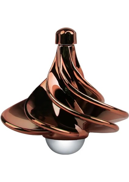 Gül Altın Tarzı Çocuk Oyuncakları Dirençli Sıkıştırma Oyuncakları Rüzgarla Çalışan Jiroskop Kazan-Spin Metal Manyetik Oyuncak Stres Dekompresyon Oyuncakları (Yurt Dışından)