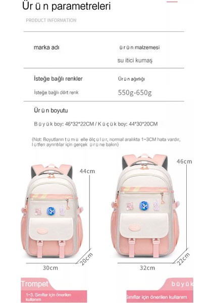 2024 Yeni Japon Tarzı Ortaokul ve Lise Kız Ilköğretim Okulu Altıncı Sınıf Kontrast Renkli Sırt Çantası Tembel Tarzı Kız Okul Çantası (Yurt Dışından) fiyatları
