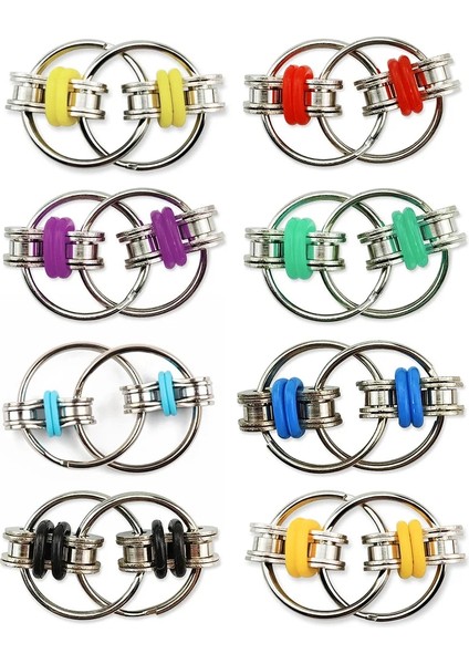 G Tarzı Metal Bulmaca Zincir Fidget Oyuncak Havalandırma Anahtarlık Anahtarlık Anti Stres Oyuncaklar Çocuklar Için Yetişkinler Için Anahtarlık Duyusal Oyuncaklar Stres Dehb Rahatlatmak (Yurt Dışından)