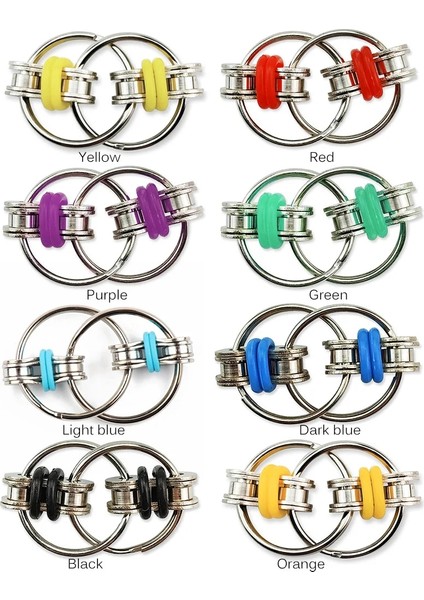 G Tarzı Metal Bulmaca Zincir Fidget Oyuncak Havalandırma Anahtarlık Anahtarlık Anti Stres Oyuncaklar Çocuklar Için Yetişkinler Için Anahtarlık Duyusal Oyuncaklar Stres Dehb Rahatlatmak (Yurt Dışından)
