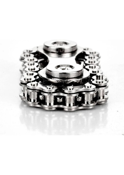 Siyah Stil Paslanmaz Volan Parmak Ucu Gyro Fidget Oyuncaklar Metal Oyuncak Dişliler Yol Bisikleti Dişli El Zinciri Çelik Çocuklar (Yurt Dışından) modelleri