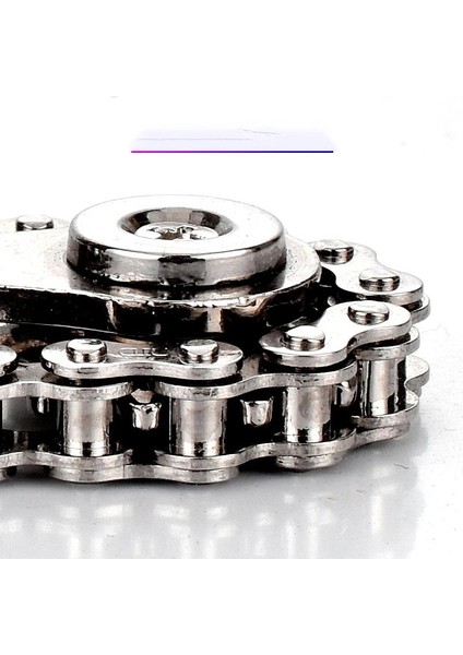 Siyah Stil Paslanmaz Volan Parmak Ucu Gyro Fidget Oyuncaklar Metal Oyuncak Dişliler Yol Bisikleti Dişli El Zinciri Çelik Çocuklar (Yurt Dışından) fırsatları