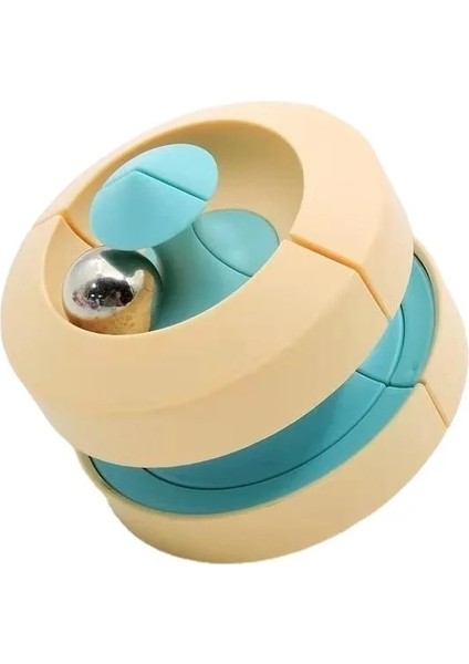 Mavi. Stil Fidget Oyuncak Flip Flipo Renkli Top Izleyici Parmaklar Stresi Giderir Çocuklar Dekompresyon Gyro Oyuncak Doğum Günü Hediyesi Антистресс (Yurt Dışından)