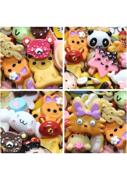 No.8 Stili Dollhouse Minyatür Kek Aksesuarları Ev Zanaat Dekor Kek Çocuklar Mutfak Oyuncaklar Sevimli Mini Şeker Çörek Ekmek Bebek Maması Ölçeği (Yurt Dışından)